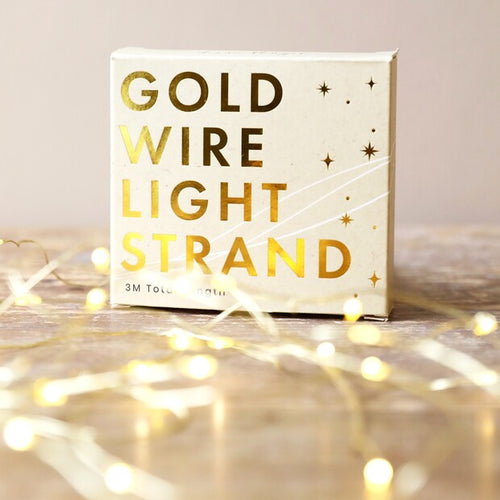 Gold LED Wire String Lights