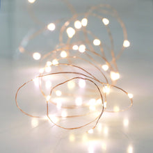 Load image into Gallery viewer, Copper LED Wire String Lights