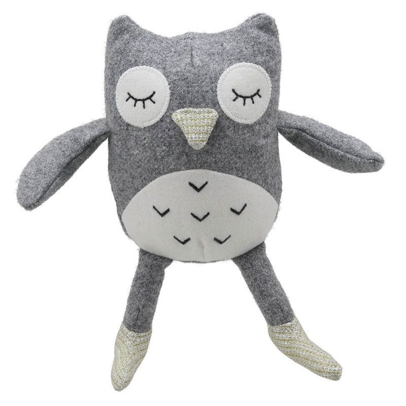 Mr Owl Grey Soft Toy