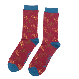 Bikes Oxblood Socks