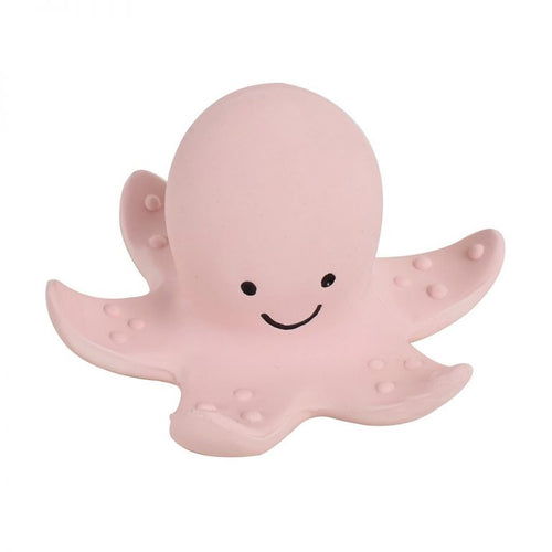 Octopus Natural Rubber Rattle & Bath Toy