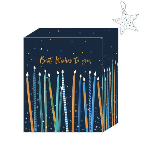 Dark Candles Portrait Best Wishes Gift Bag