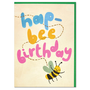 Hap-Bee Birthday Card