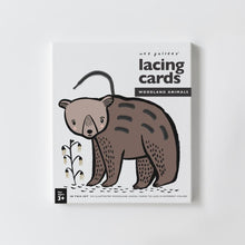 Load image into Gallery viewer, Woodland Animals Lacing Cards